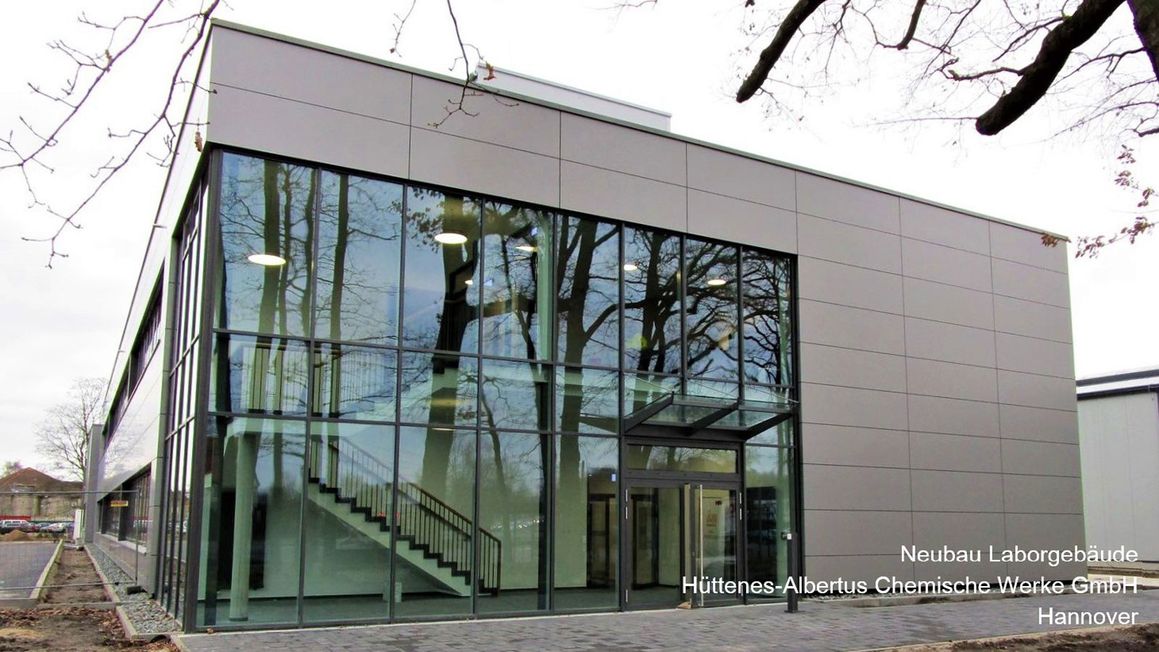 Neubau Laborgebäude Hüttenes-Albertus Chemische Werke GmbH Hannover